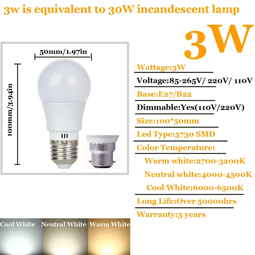 RP0407 LED Globel Bulb Light-K[S (21)