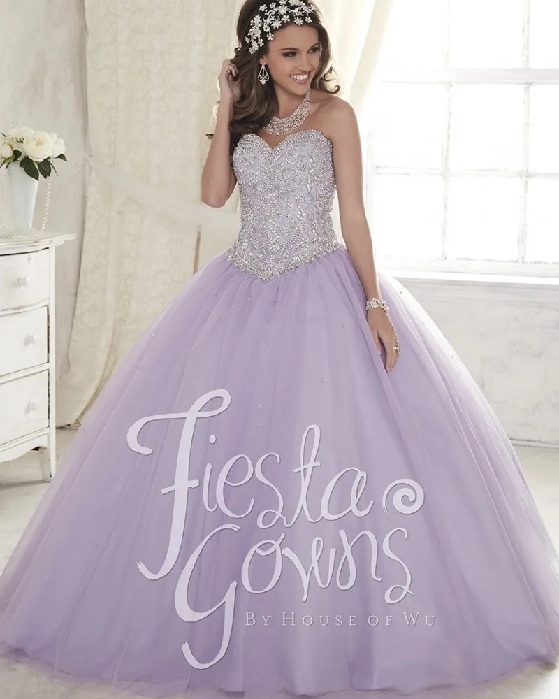 Simple Thistle Lavender Quinceanera  Dresses  2019 Beading 