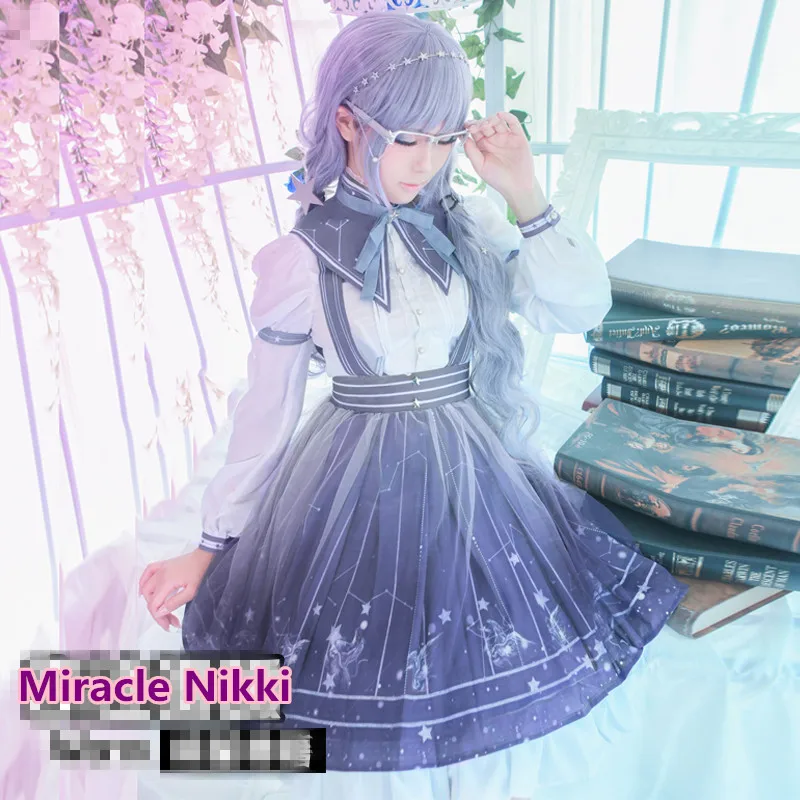 

Anime! 2018 New Game Miracle Nikki Nikki Princess Dress Cosplay Costume Daily Lolita Uniform For Women Free Shipping