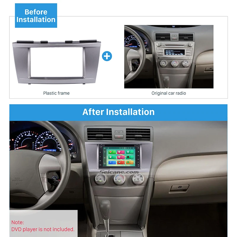 Seicane 173*98 Mm Double Din Mobil 