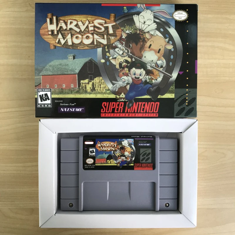 

Harvest Moon 16bit game cartidge US Version