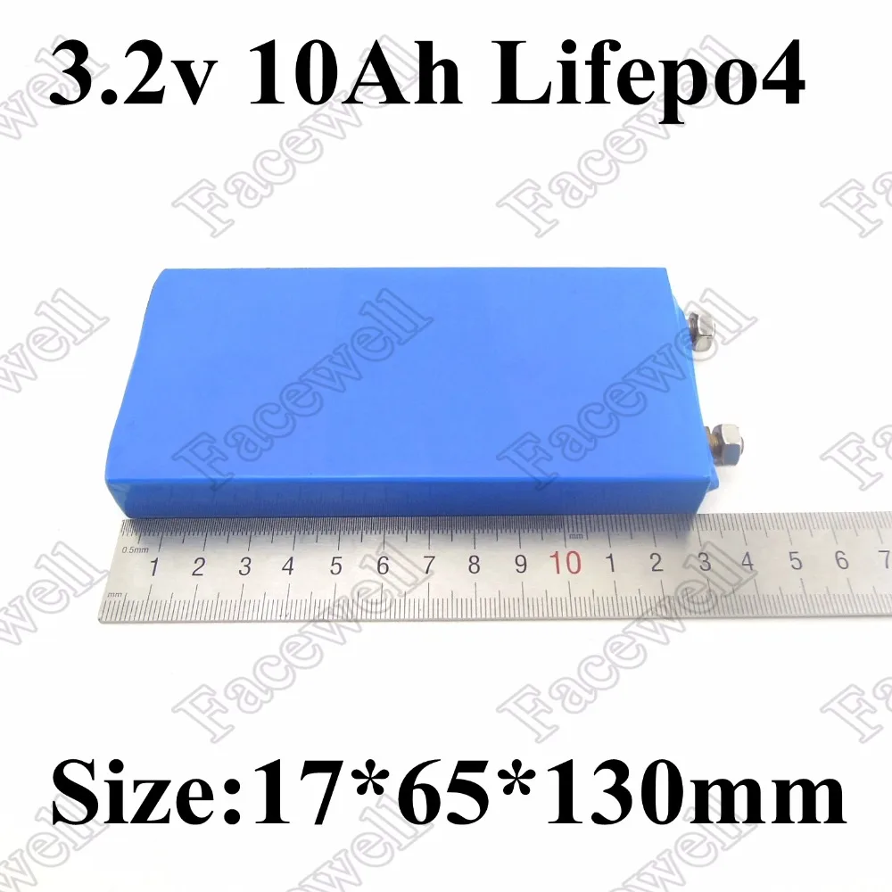 

4pcs 3.2v 10ah lifepo4 battery 10ah 3.2v 30A discharge 10000mah cell aluminium case for 12v 10ah battery DIY pack power tools