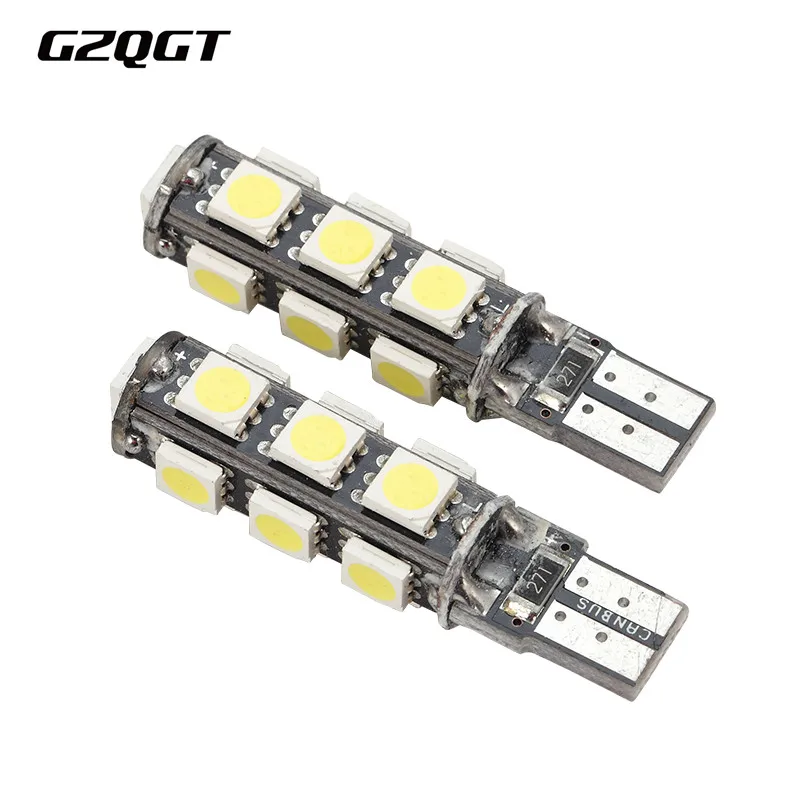 10X Canbus led T10 13smd 5050 Светодиодная автомобильная лампа W5W 194 168 приборная панель