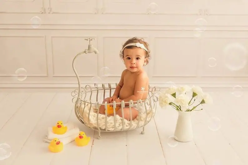 Новорожденный реквизит для фотосъемки Детская ванна креативный крепеж для ванной bebe Ванна аксессуары для фото
