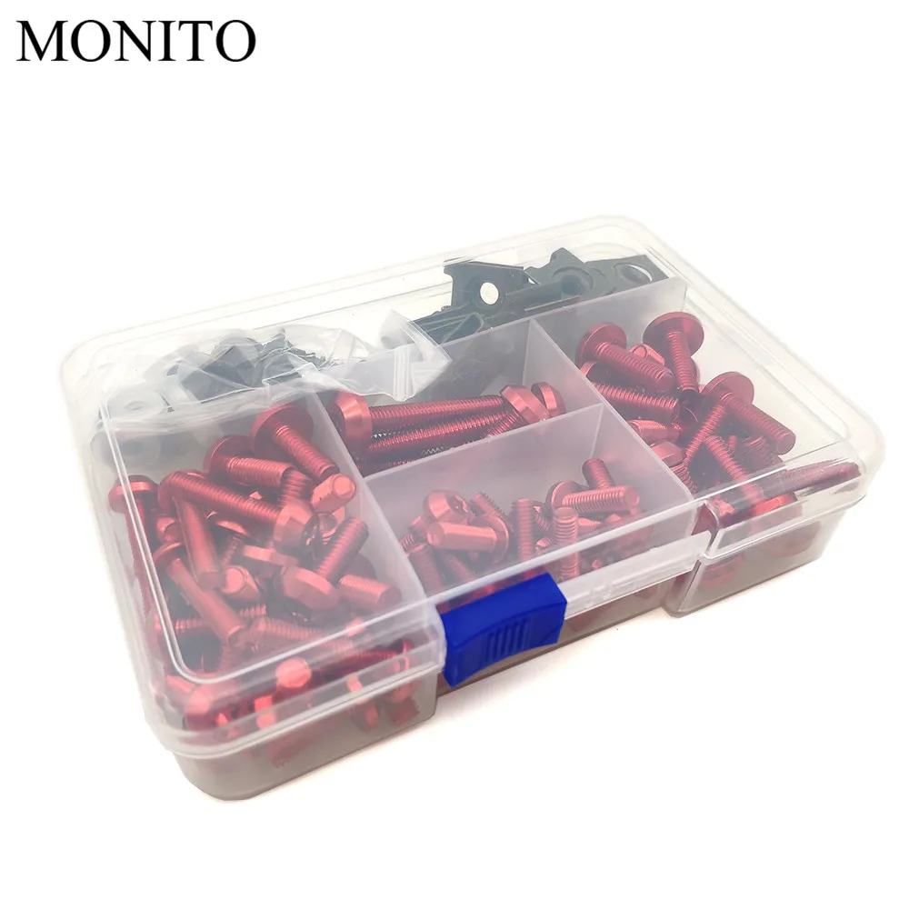 Online Tornillos de carenado universales personalizados para motocicleta, Juego de pernos de resorte para cuerpo, para Kawasaki Suzuki Honda Yamaha Harley KTM BMW