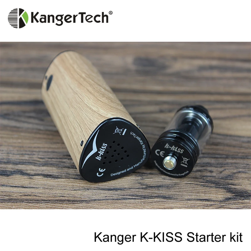 2 шт. комплект Kanger K-KISS 6300 мАч Kkiss Mod встроенный аккумулятор и 4,5 мл Kiss бак с SSOCC катушкой 0,2 Ом катушка