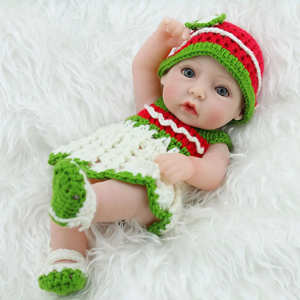NPKDOLL Bebe 10 &quotНастоящая силиконовая кукла для девочек детский подарок высокого