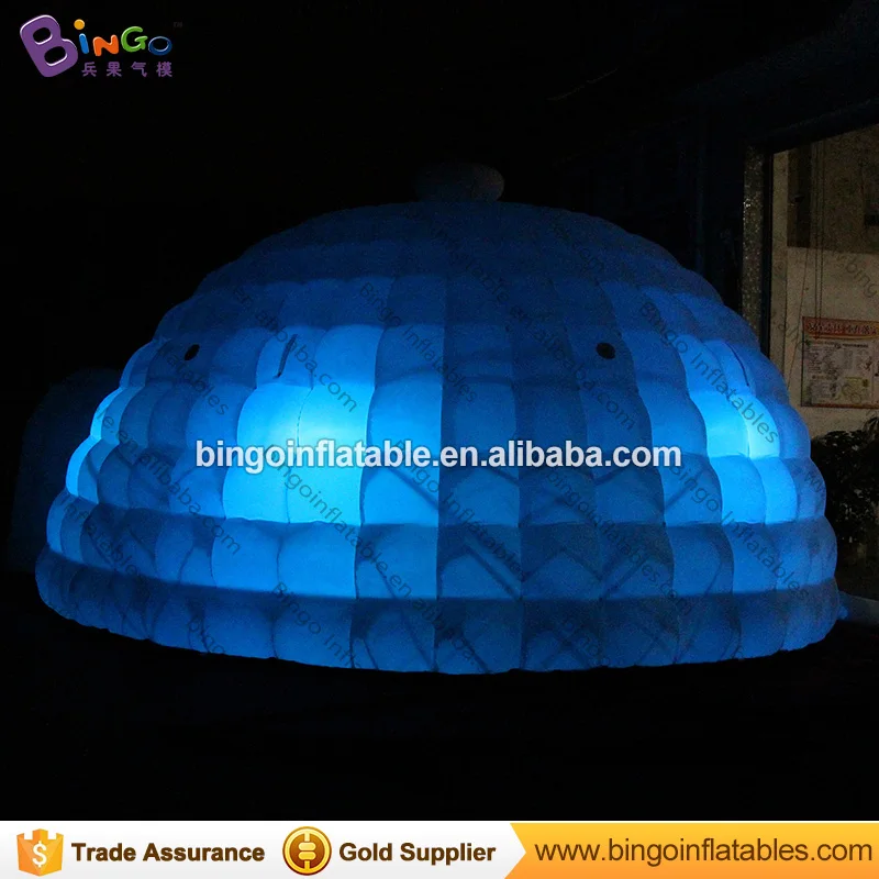  Lighting Dome Tent Type Inflatables folding tent tents for events 6*6*3M Dome Igloo Childrens Tents