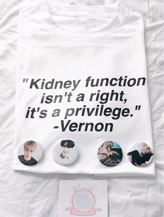 Kidney Function Vernon Quote Seventeen Kpop T Shirt Moletom Do Tumblr Tees Unisex T Shirt Aliexpress Women S Clothing