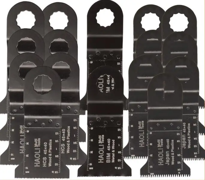 

16pcs 45mm standard Japan tooth Bi-metal Oscillating Multi Tool saw blade for Ridgid oscillating multi tool,Worx Sonicrafter AEG