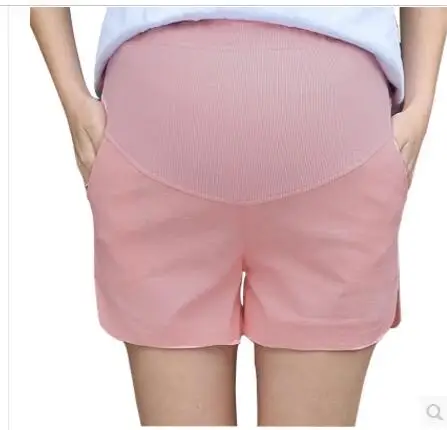 elastic waist maternity shorts