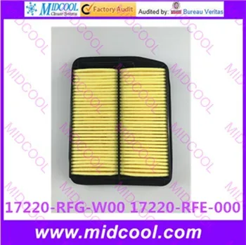 

Free shipping High qulality Air Filter cabin filter 17220-RFG-W00 17220-RFE-000