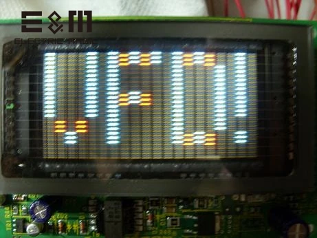 Экран панели VFD 20х8 3 цвета графический сетчатый костюм для вакуумной