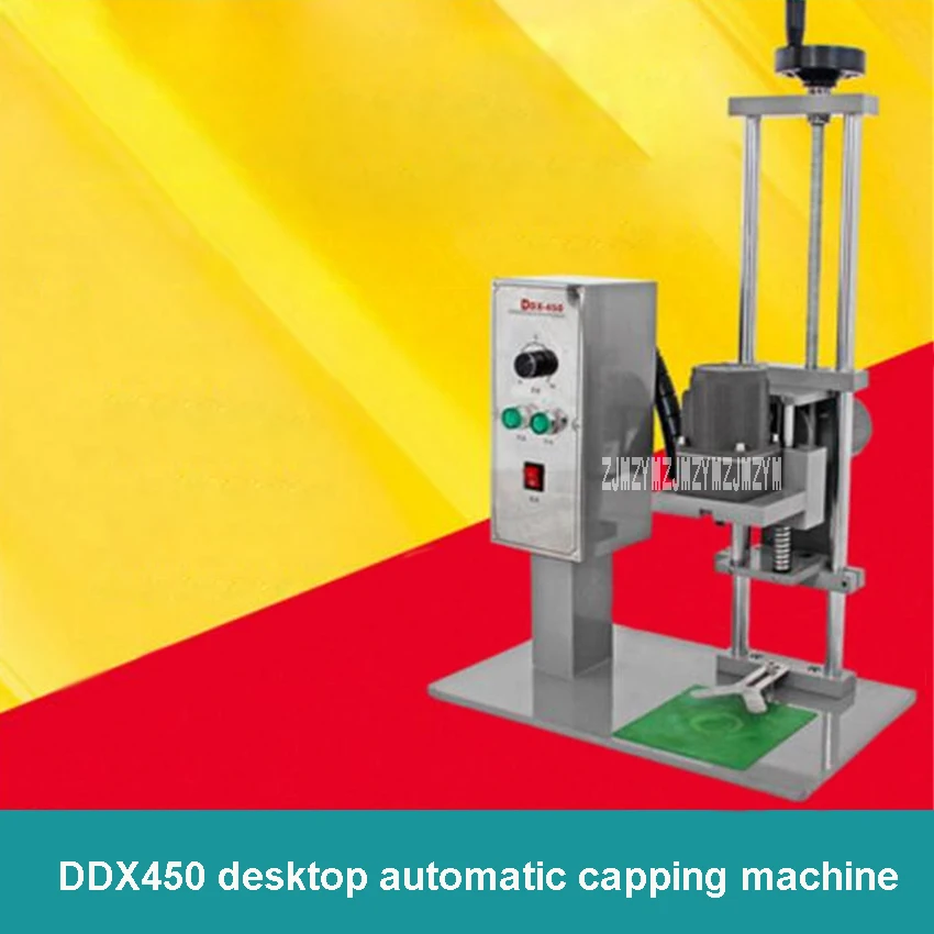 Многофункциональный винтонарезной станок DDX450 высококачественный настольный автоматический перематыватель машина для укупорки бутылок 110 В/220 В 70 кВт 10-50 мм Горячая