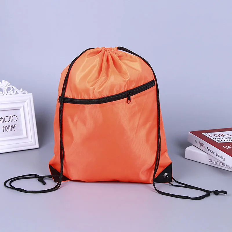 6 цветов, Портативные водонепроницаемые нейлоновые сумки для обуви на шнурке, рюкзаки для баскетбола, сумка для хранения, сумка для путешествий, сумки для спортзала