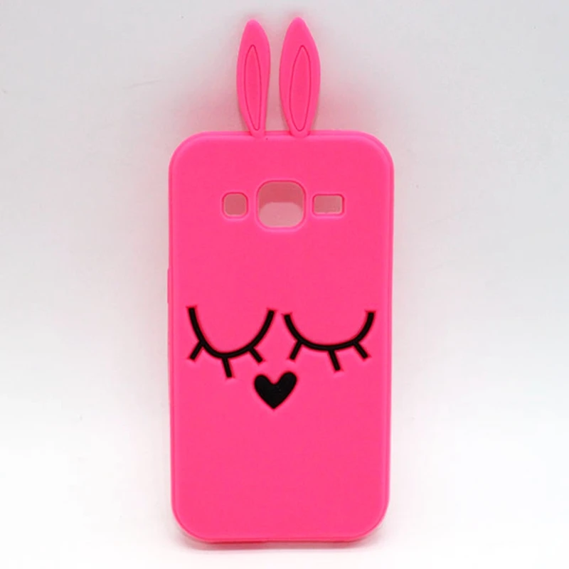 

Cute Cartoon Soft Silicone Phone Cases Fundas For Samsung Galaxy Grand Duos Neo Plus Core Prime A3 2015 2016 Rabbit Bunny Cover
