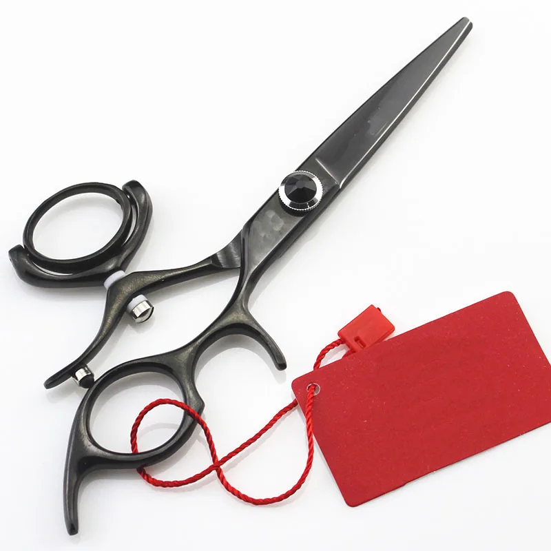 6 дюймов черный Pro Barbeiro поворотные ножницы для волос Высокое качество для стрижки волос парикмахерские принадлежности ciseau coiffure