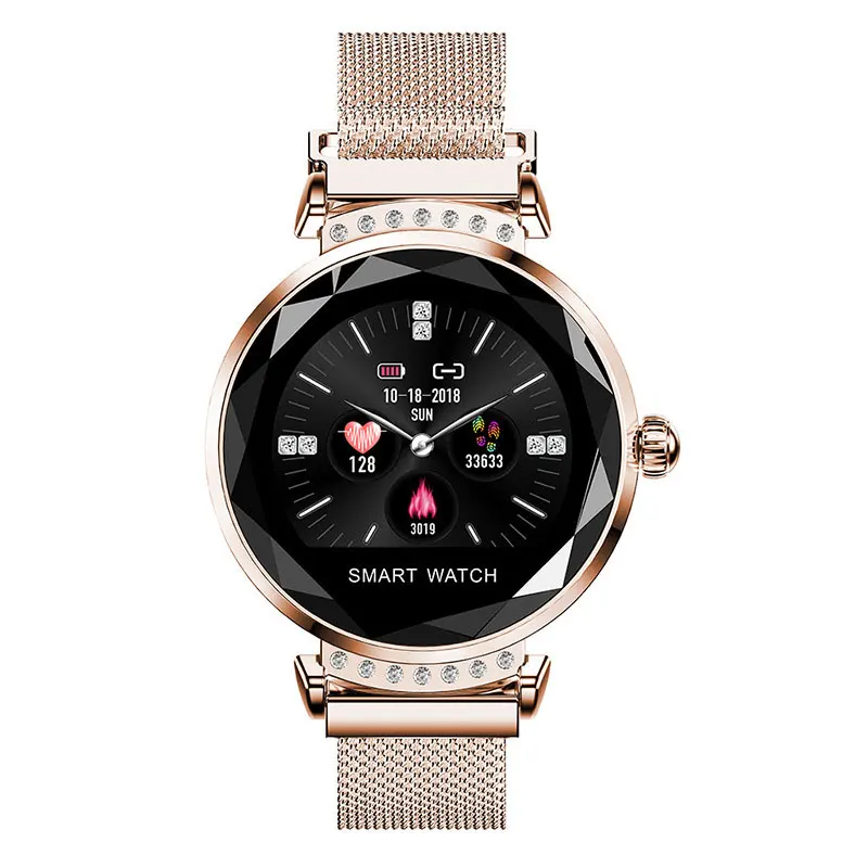 2019 New IP67Waterproof Smart Watch Woman Female Relogio Smartwatch Heart Rate Information Step Counter Sports Watches Bluetooth