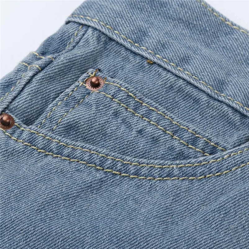 New Fashion 2018 Summer style skirts womens casual Denim Jeans Solid Hole Button Short Skirt Femme mini skirt Saia Y10#N (7)