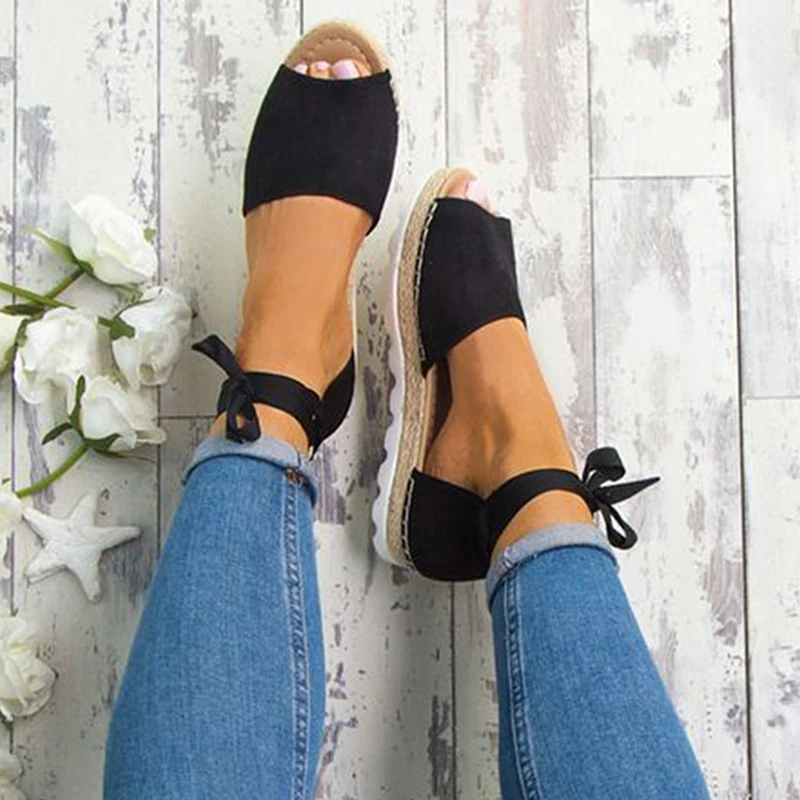 

2018 New Hot Women Sandals Summer Rome Solid color Strap Ankle flat Woman shoes fashion Leisure Peep Toe Gladiator party