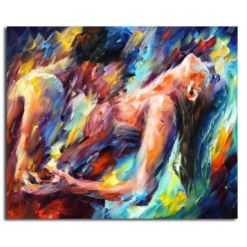 

Nude Passion Canvas Painting Print Bedroom Living Room Home Decor Modern Wall Art Oil Painting Poster Salon Pictures Artwork HD