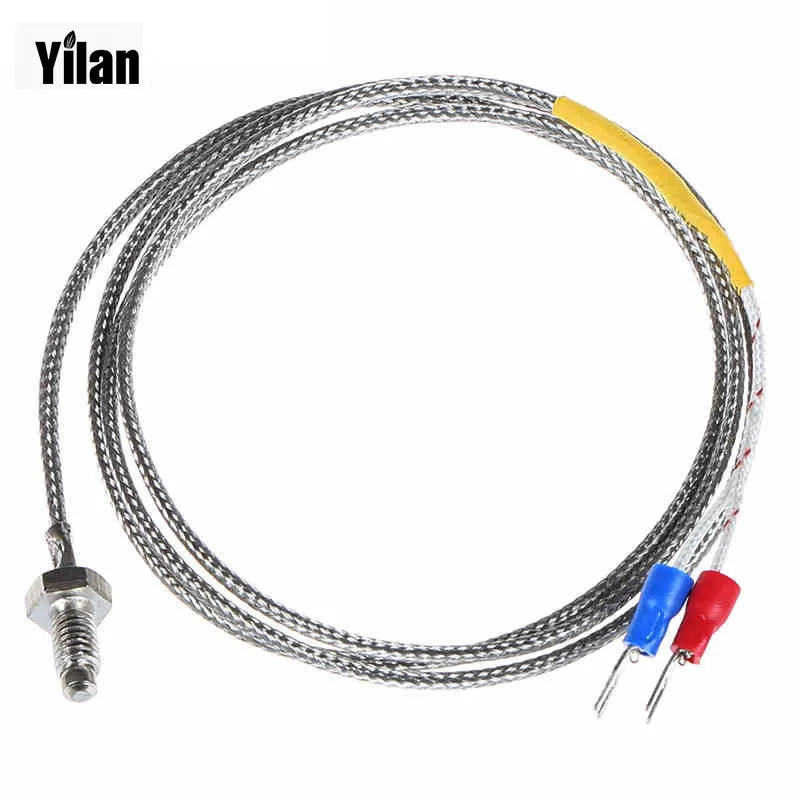 4000mm K Type Temperature Sensors WRNT M6 0 To 800 Degree Thermocouple