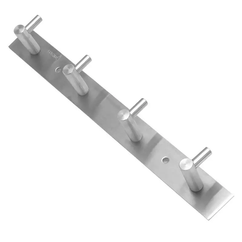 Нержавеющая сталь 4/6/8, крючки, станок и Ванная комната вешалка для одежды пальто шляпа вешалка для полотенец держатель стойки настенные крючки для сумки из натуральной кожи