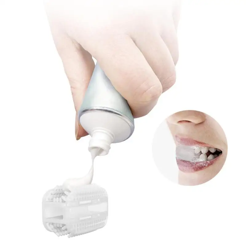 1 шт ленивая Жевательная зубная щетка 360 градусов u-образная Силиконовая зубная щетка универсальная Чистящая зубная щетка гигиена полости рта для семьи