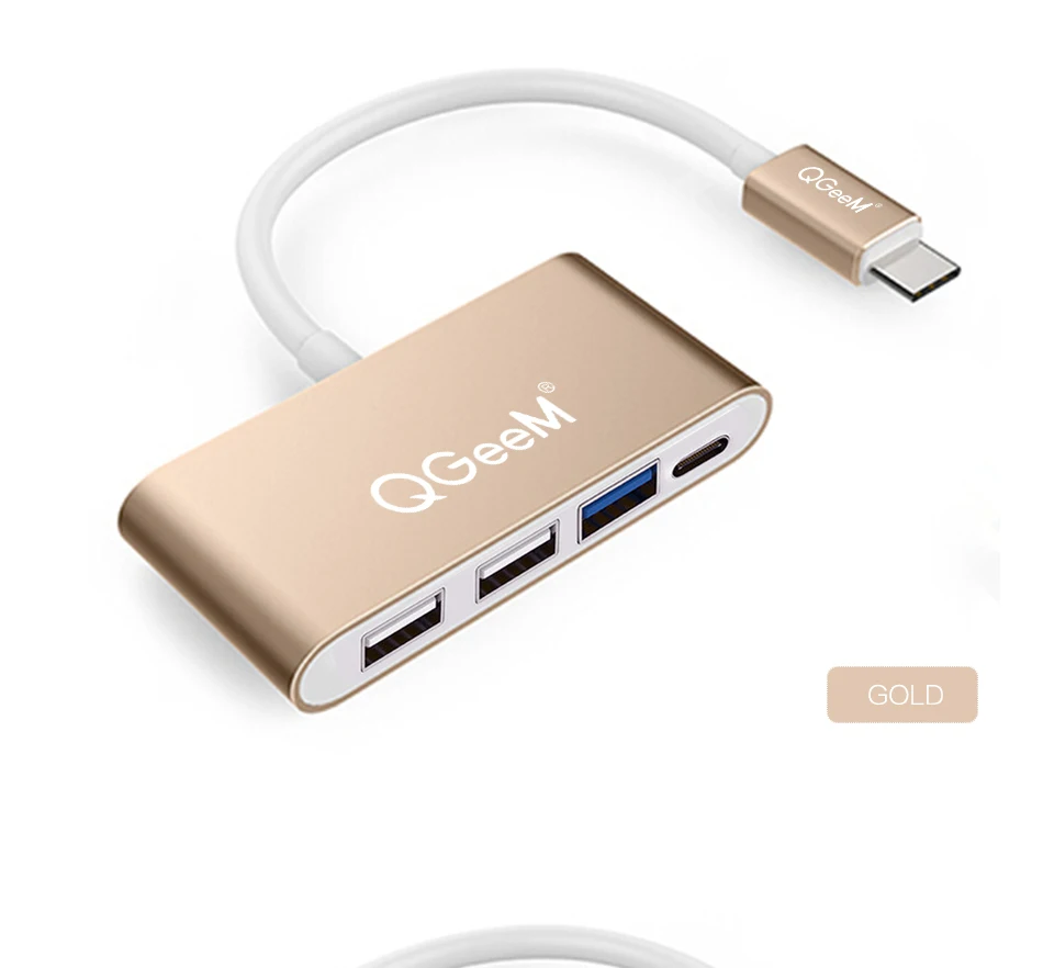 Usb c к USB 3,0 концентратор OTG кабель адаптер Многофункциональный USB-C концентратор с тип-c для Macbook Pro Для imac 5 Гбит/с