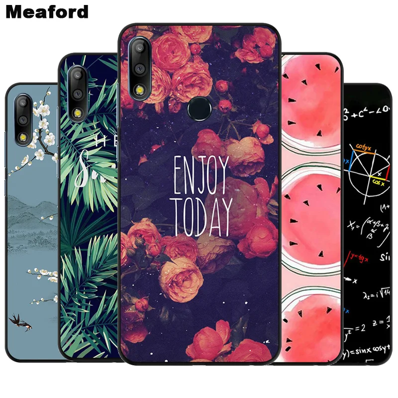 

ZB631KL Cover For Asus Zenfone Max Pro M2 ZB631KL Case Cartoon Printed Soft Silicone TPU Cover Capa For Asus ZB631KL Phone Cover