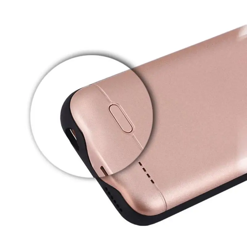 ALLOET 7500 мАч магнитное зарядное устройство чехол для iPhone 6 6s 7 Plus зарядный