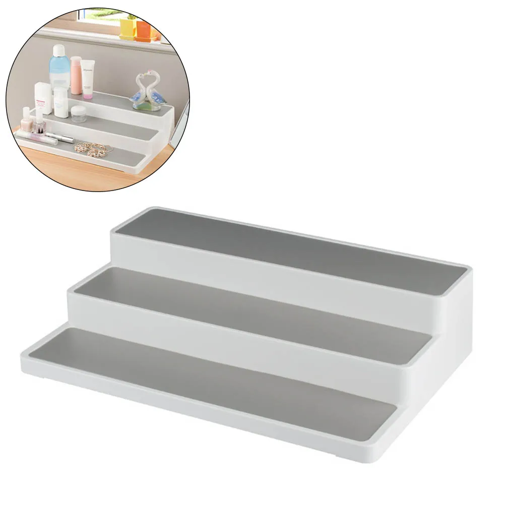 

Multi-functional 3-tiered Kitchen Seasoning Bottle Stepped Tiered Shelf Spice Rack Storage Shelf Cabinet Storage Holder