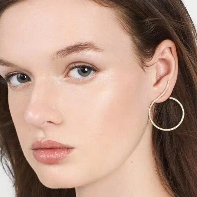 Vedawas 2018 Luxury Crystal Statement Earrings For Women Wedding Vedawas 2018 Luxury Crystal Statement Earrings For Women Wedding Jewelry Fashion Drop Trend Penntes Xg898 In From