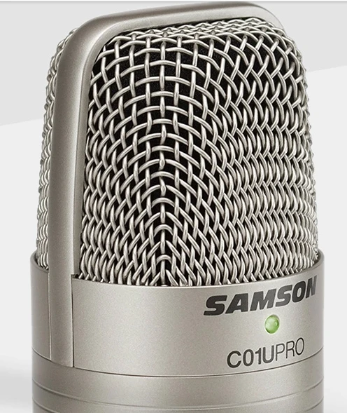 Samson C01U Pro USB Студийный конденсаторный микрофон для записи музыки, ADR работы, звук Фоли, аудио для видео YouTube