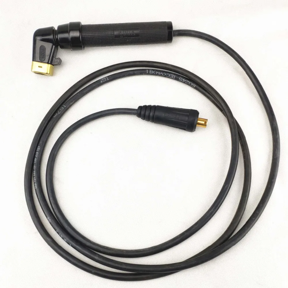 Cena Uchwyt elektrody kabel zestaw do spawania Leadset 3 m 16mm miedziane druty DKJ35 50 złącze 160 350A łuku kij MMA do spawania