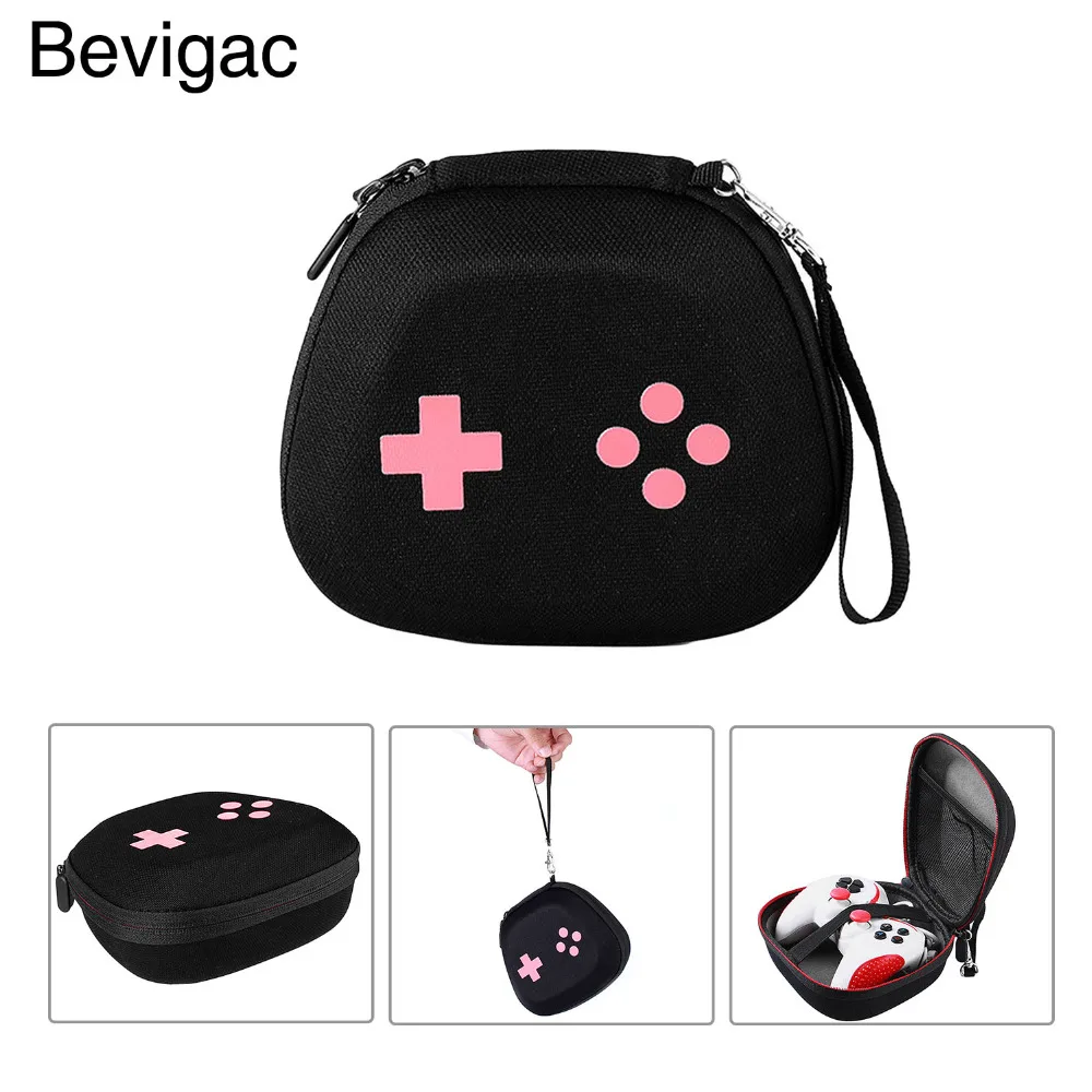 

Bevigac Oxford Cloth Hard Shell Travel Carrying Case Bag for Nintendo Nintend Switch Pro Xbox One X S 360 Controller Accessories