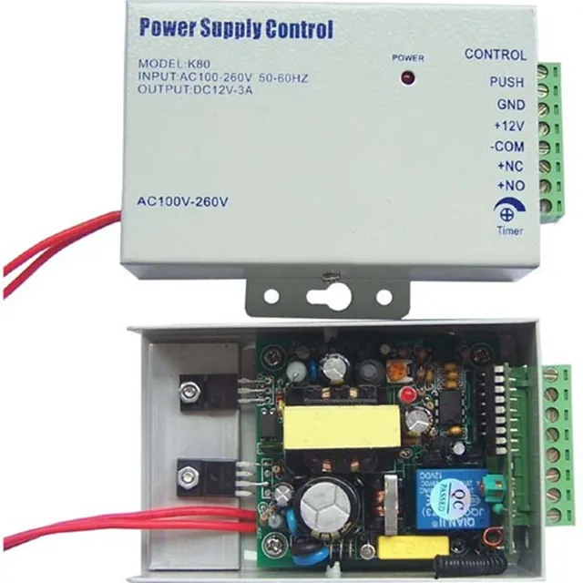 Electric Door Lock Stable 12V/3A Door Machine Dedicated Power Supply