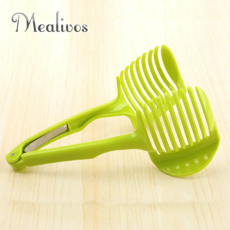 1 шт. пластиковый нож для нарезки томатов фруктов|tomato slicer|fruit cutterperfect slicer |