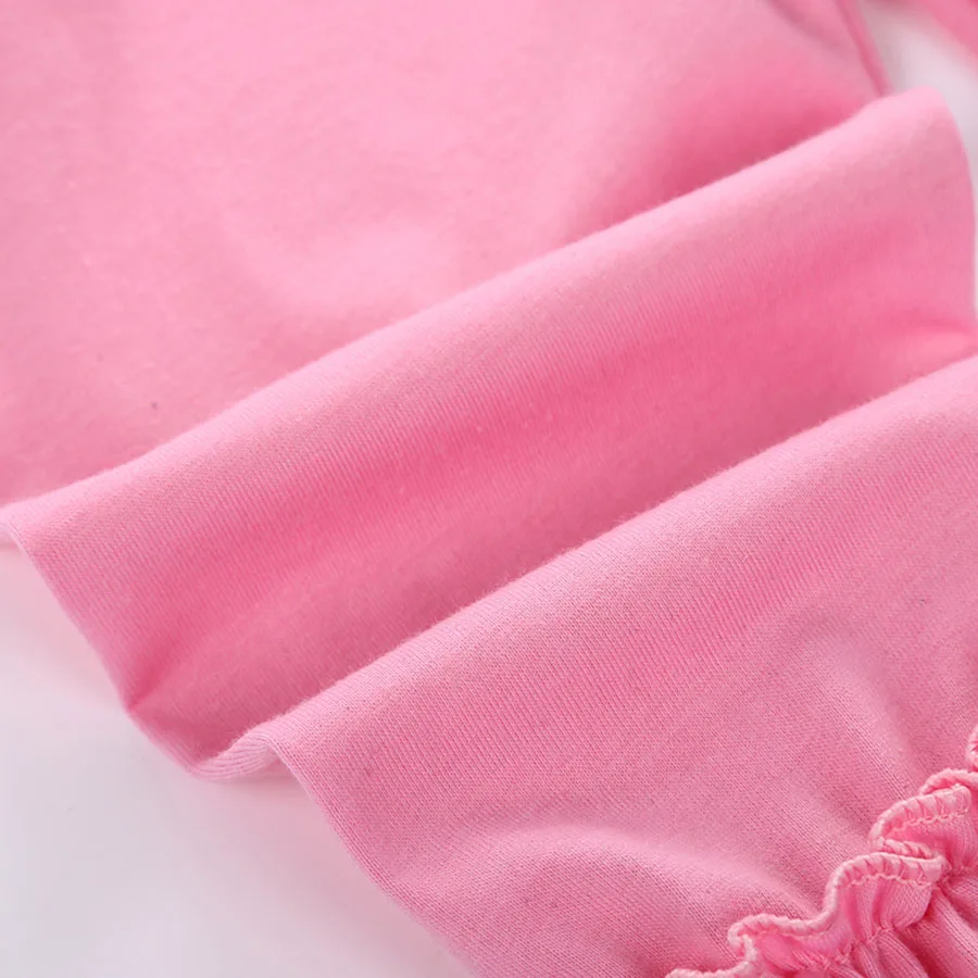 Dream Vine Newborn Toddler Baby Girl Clothes Petal Sleeve Ruffles Dress Tops+Foral Long Pant Legging 2PCS Outfit Children Set (6)
