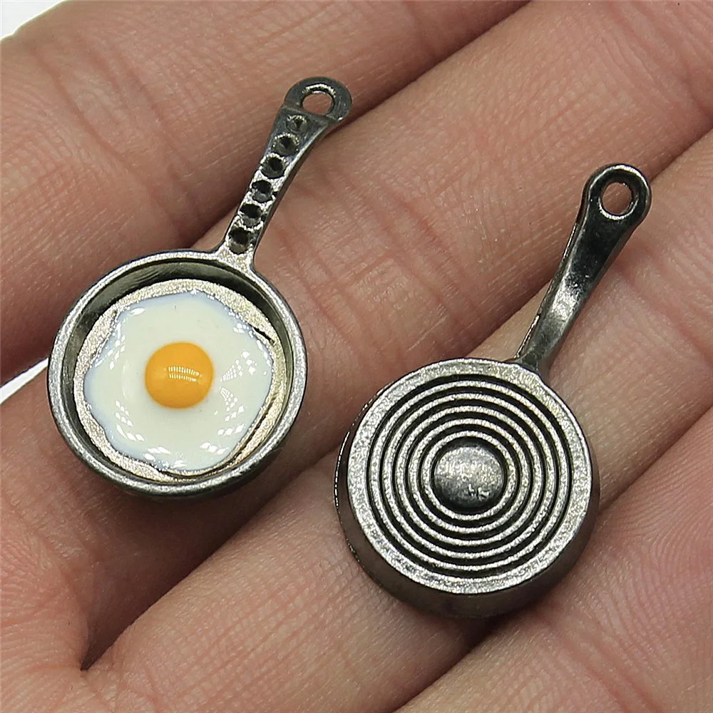 WYSIWYG Pan подвеска Подвески DIY Ювелирные изделия Изготовление ювелирных изделий 5 шт. эмалированный пистолет черный и родиевый цвет 31x17 мм - Окраска металла: С черным покрытием, нанесенным краскопультом