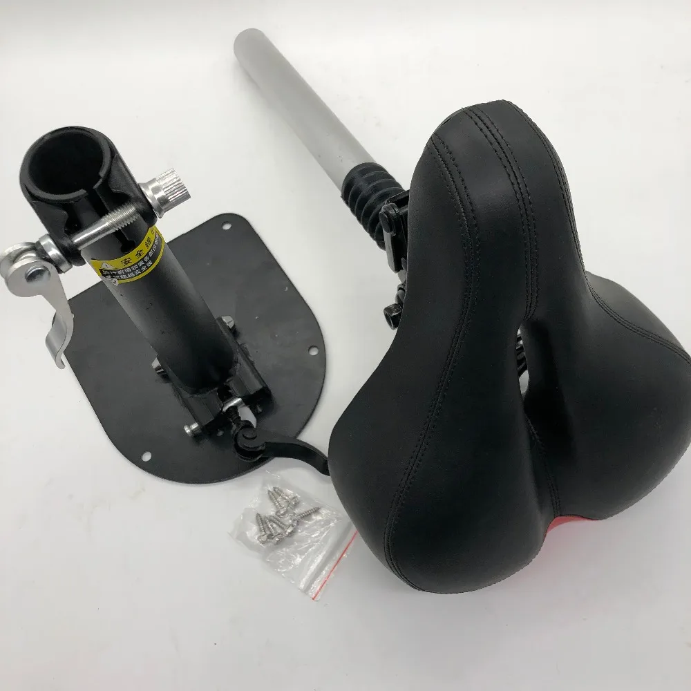 

Folding saddle for zero 9 and zero 10X electric scooter seat set with base