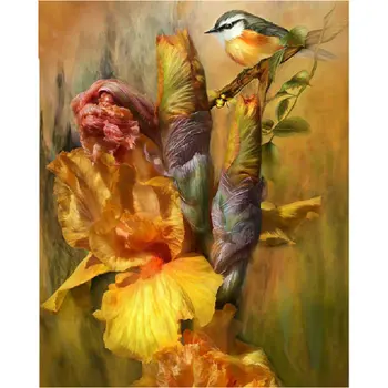 

Western classical painting art sparrow image DIY diamond embroidery diamond painting cross stitch FULL mosaic pattern wall art