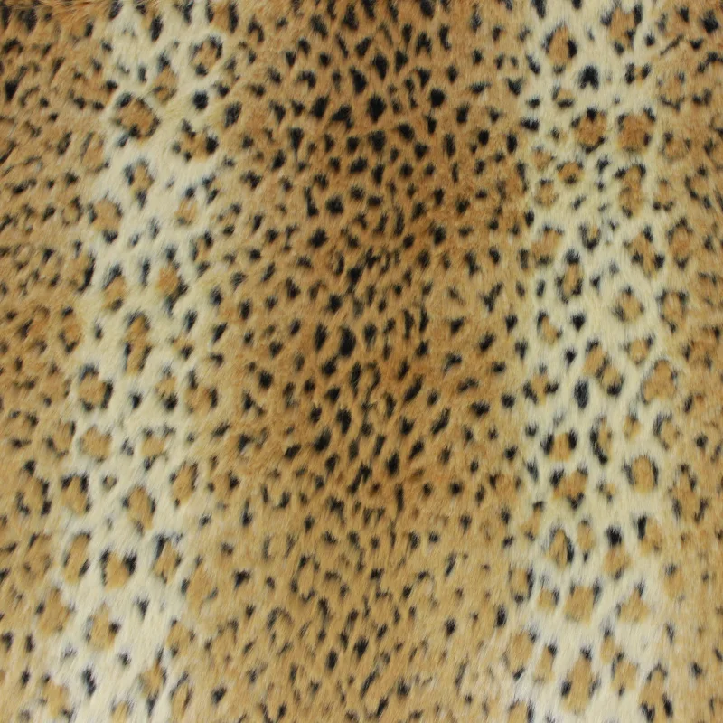 Искусственный мех леопардовая плюшевая серия жаккардовая ткань