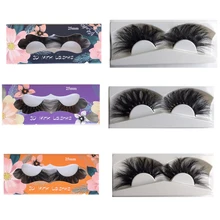 3 пары 25 мм ресницы оптом 3D норковые ресницы макияж полностью накладные ресницы длинные 3D норковые ресницы драматические полосы наращивание ресниц