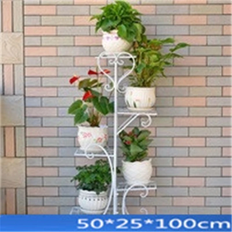 Number 4 Mensole Per Fiori Mensola Porta Piante Varanda полки Terrasse украшения Balcon Балконная полка цветок железная стойка - Цвет: Number 4