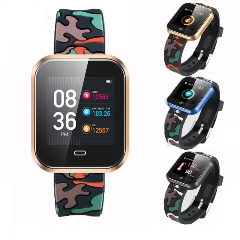 New Sports Smart Watch Blood Pressure Heart Rate Monitor