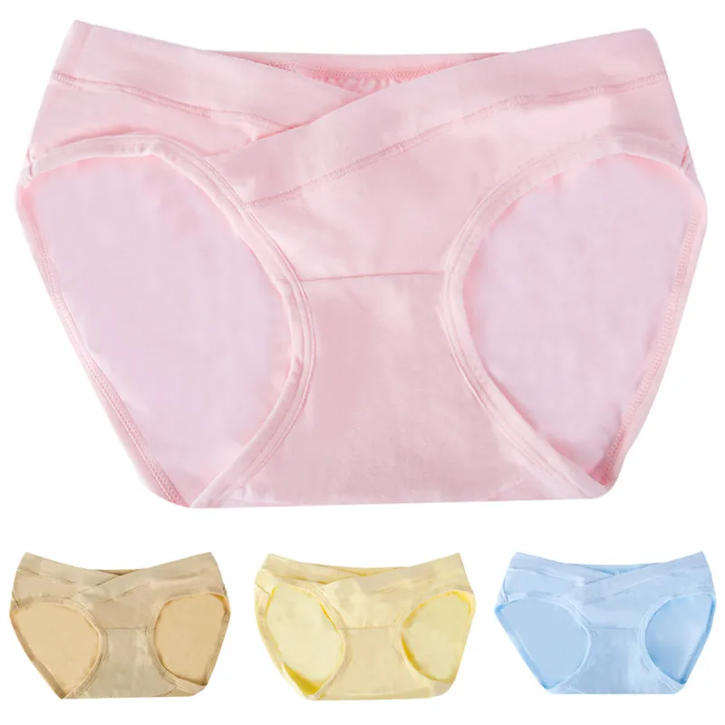 

High Quality Maternity Pregnant Low-waist Panties Underwear Cotton Underpant M L XL XXL Free Shipping