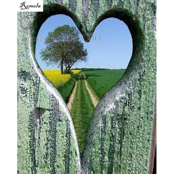 

Rural scene room decor Embroidery Pattern full square diamond 5D DIY paintings Cross stitch kits mosaic stickers RS2362