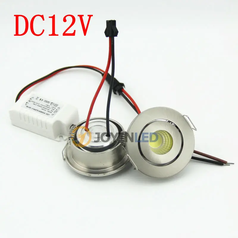 Миниатюрный потолочный светильник с cob матрицей DC12V 3 Вт точечные светильники для