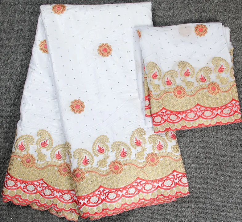 18новое поступление африканская Базен Riche Getzner кружевная ткань с вышивкой